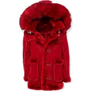 Denali shearling Jacket Red/ Large